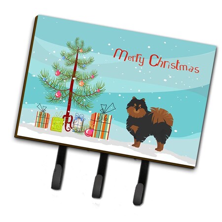 Carolines Treasures Pomeranian Christmas Tree Leash or Key Holder CK3477TH68